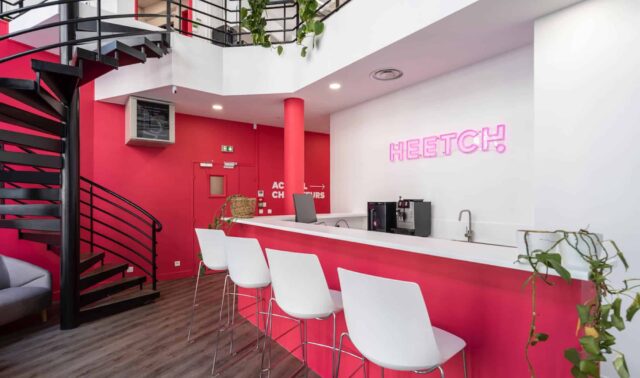 Accueil bureaux Heetch à Paris. Un Aménagement Les Batisseurs