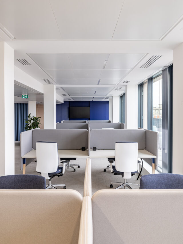 Un espace de concentration pour l'aménagement de bureaux en flex office