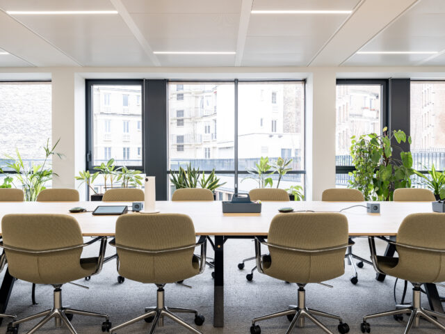 idées aménagement bureau professionnel lumineux