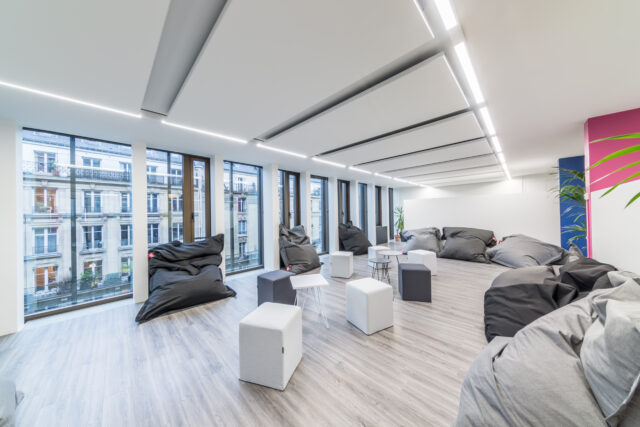 aménagement salle de pause entreprise détente