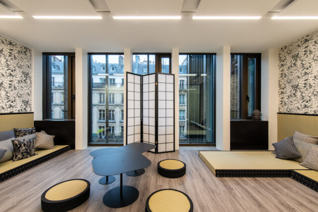 aménagement salle de pause entreprise zen