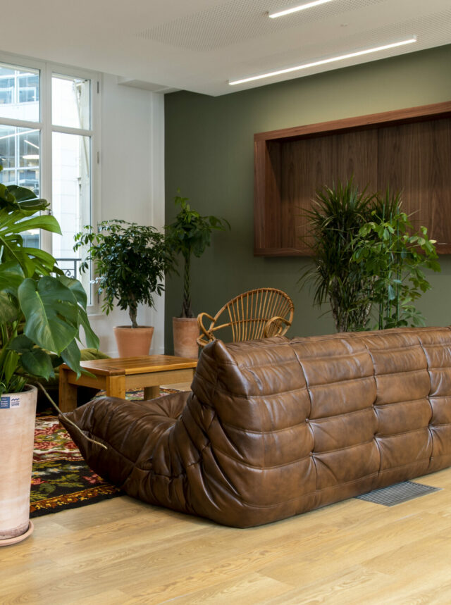 Couleur peinture bureaux espace pause