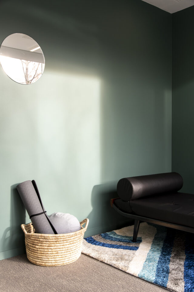 couleur peinture salle yoga